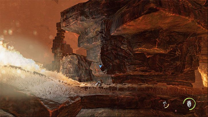 Once you can control the protagonist, go to the right - Oddworld Soulstorm: Escape from the burning cave, The Raid on Monsaic - walkthrough - 1: The Raid on Monsaic - Oddworld Soulstorm Guide