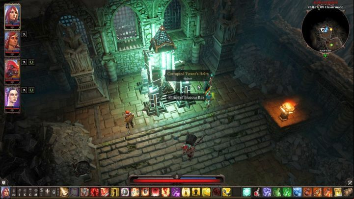 The helmet of Braccus Rex will come out from the shrine. - How to get and use Braccus Rexs armor in Divinity Original Sin 2? - FAQ - Divinity Original Sin 2 Guide
