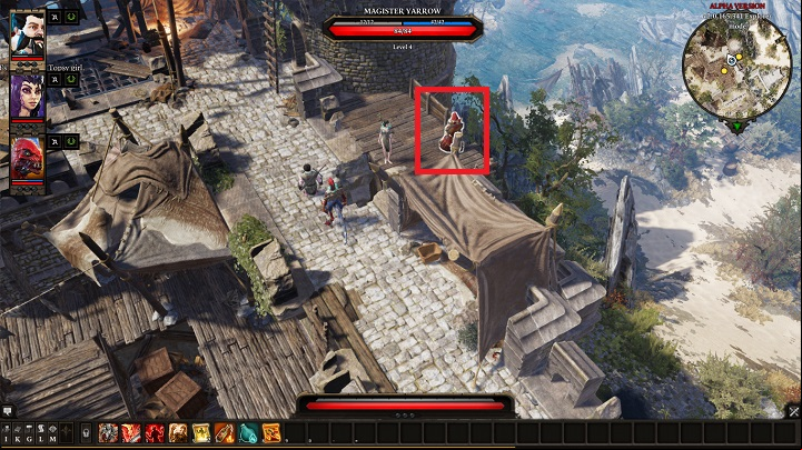 On one of the defense walls right by the entrance to the Fort, you find Magister Yarrow - The Murderous Gheist | Act I - Chapter II - Fort Joy - Divinity Original Sin 2 Guide