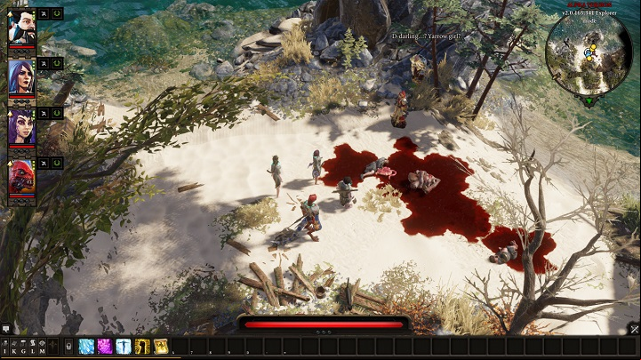 If you follow her and talk to her on the beach, she will give you a key, which you can use to open one of the doors in the Fort - The Murderous Gheist | Act I - Chapter II - Fort Joy - Divinity Original Sin 2 Guide