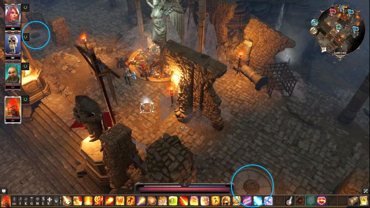 Both plates are marked blue and in the upper part of the picture you can see the teleportation shrine. - Reapers Coast puzzles | Puzzles and secrets - Puzzles and secrets - Divinity Original Sin 2 Guide