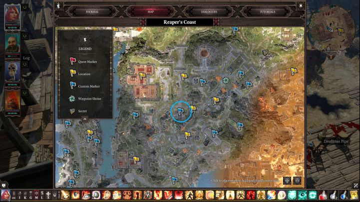 Location of the Gated Crypt. - Reapers Coast puzzles | Puzzles and secrets - Puzzles and secrets - Divinity Original Sin 2 Guide