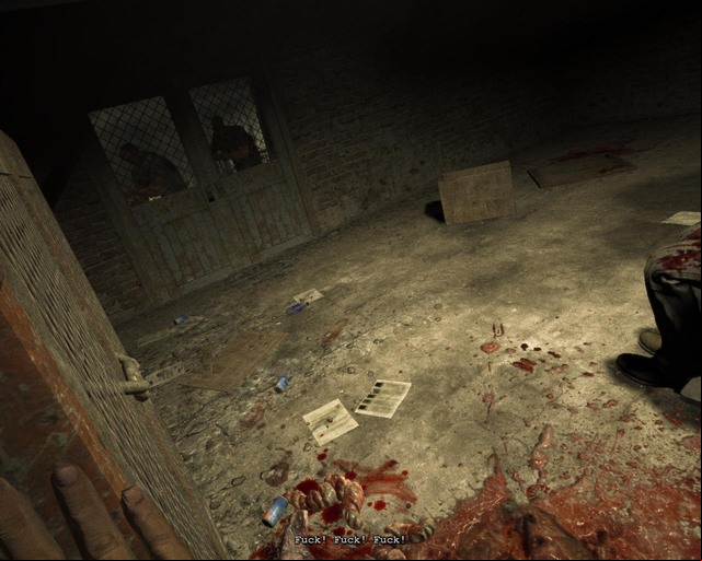 While escaping, dont forget to barricade doors behind you - Male Ward | Walkthrough - Walkthrough - Outlast Game Guide & Walkthrough