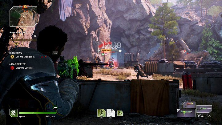 Once the Expedition begins, your first task will be to to fight against a large squad of enemy units that are defending access to their hideout - Outriders: Boom Town - Expedition, walkthrough - Expeditions - Outriders Guide