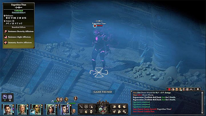Engwithan Titan (the picture above) - The strongest monster (boss) on the entire Poko Kohara island - Pillars Of Eternity 2: Poko Kohara Ruins - Map - Maps - Pillars Of Eternity 2 Deadfire Game Guide
