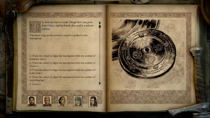 After acquiring the missing parts of the stone disk, you can start solving the puzzle - Pillars Of Eternity 2: The Last Sanctuary - Walkthrough - Side quests - Pillars Of Eternity 2 Deadfire Game Guide