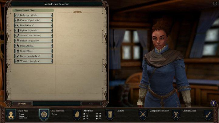 By combining the Cipher with other classes, you can get the following results - Pillars Of Eternity 2: Cipher Class - Character Classes - Pillars Of Eternity 2 Deadfire Game Guide