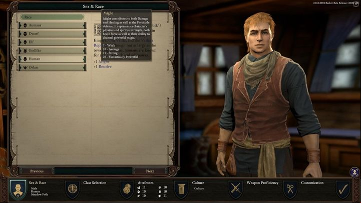 In the game, there are six races available - Pillars Of Eternity 2: Selecting sex and race, creating character - Character progression - Pillars Of Eternity 2 Deadfire Game Guide