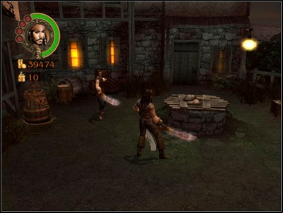 Return from whence you came and turn right this time, only to stand face to face with Pequeno - Old Friends and Old Friends - Missions - Pirates of the Caribbean: Legend of Jack Sparrow - Game Guide and Walkthrough
