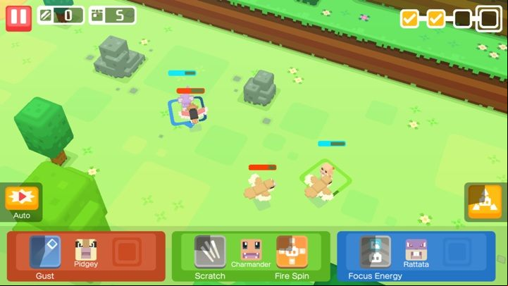 In general, combat in Pokémon Quest consists in choosing the right types of attacks - How to fight and battle in Pokemon Quest? - Combat - Pokemon Quest Game Guide