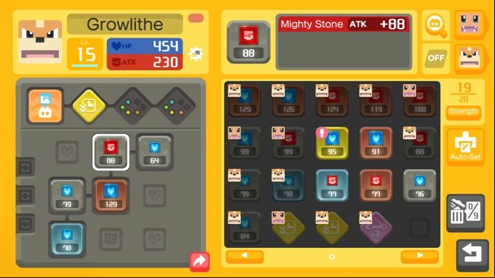 The upgrades are a vital part of Pokemon Quest - How to choose a team in Pokemon Quest? - Combat - Pokemon Quest Game Guide