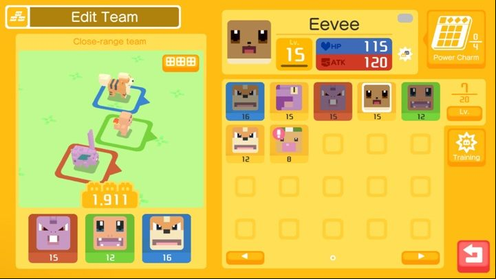 The evolution of Eevee takes place on the 36th level of this Pokémon - How to evolve Eevee in Pokemon Quest? - FAQ - Pokemon Quest Game Guide