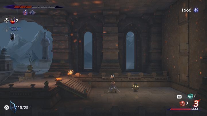 You can access this part of the zone only after unlocking the Fabric of Time ability - Prince of Persia The Lost Crown: All Spirited Sand Jars (Prophecies) - Secrets and Collectibles - Prince of Persia The Lost Crown Guide