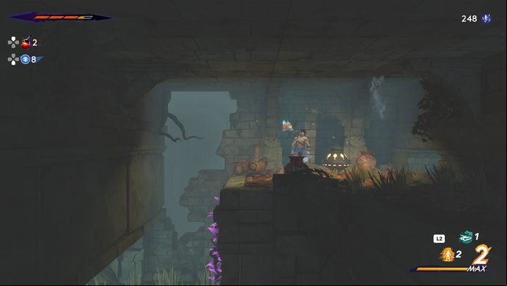 This Jar is in a secret room that can be accessed after destroying a fake wall - Prince of Persia The Lost Crown: All Spirited Sand Jars (Prophecies) - Secrets and Collectibles - Prince of Persia The Lost Crown Guide