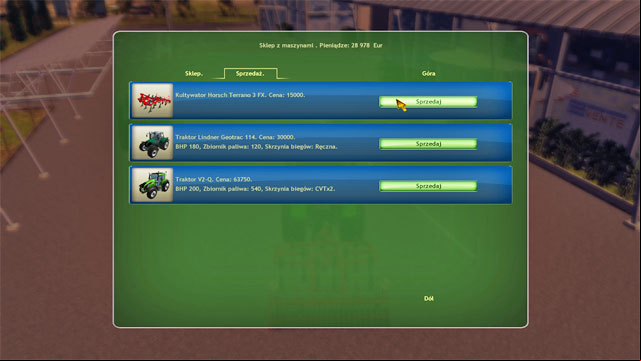 Sell the cultivator that you own. - The third season - The Career Mode - Professional Farmer 2014 - Game Guide and Walkthrough