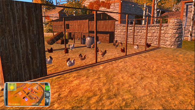 Hens stay in hen coops. - Animal keeping - Farm development - Professional Farmer 2014 - Game Guide and Walkthrough