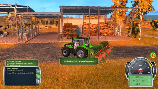 You can fill the seed drill in the warehouse, on your farm. - Cultivated plants - Elements of the game - Professional Farmer 2014 - Game Guide and Walkthrough