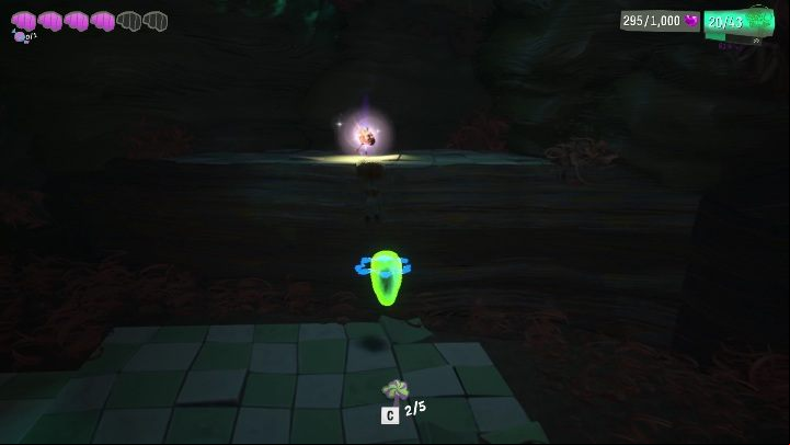 You'll find this secret in the suburbs, right in front of the fountain - Psychonauts 2: Half-A-Mind, Fords Follicles - where to find? - Fords Follicles - Psychonauts 2 Guide