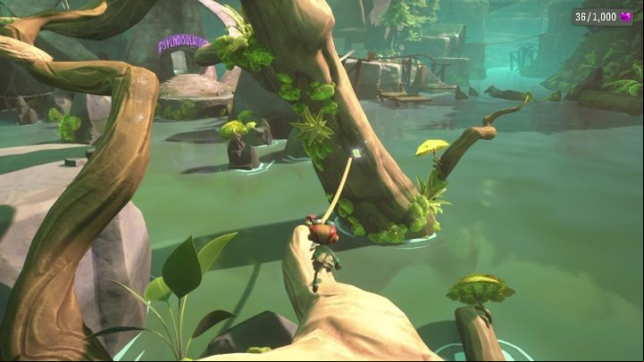 You'll find this card on the rope, next to the mighty trees - Psychonauts 2: PSI Challenge Card, The Quarry - where to find? - The Quarry - Psychonauts 2 Guide