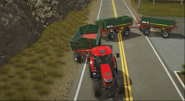 Combine a tractor with 3 Metaltech DB8 trailers - Trophies and Achievements Pure Farming 2018 - Basic tips - Pure Farming 2018 Game Guide