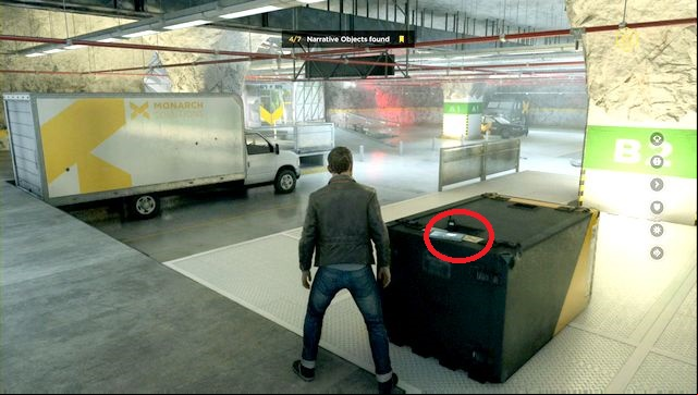 Quantum Ripple disguised as an eBook can be found on a box in the parking lot. - Quantum Ripples - Secrets - Quantum Break - Game Guide and Walkthrough