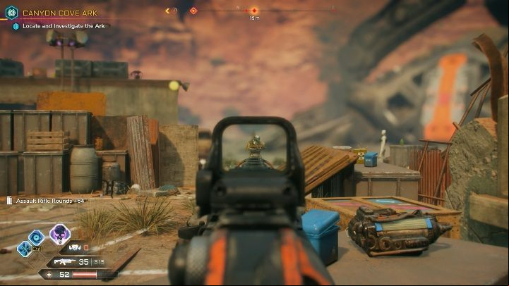 Its best to get rid of enemies before entering the Ark - Arks in Broken Track - Side activities in Rage 2 - Arks - Rage 2 Guide