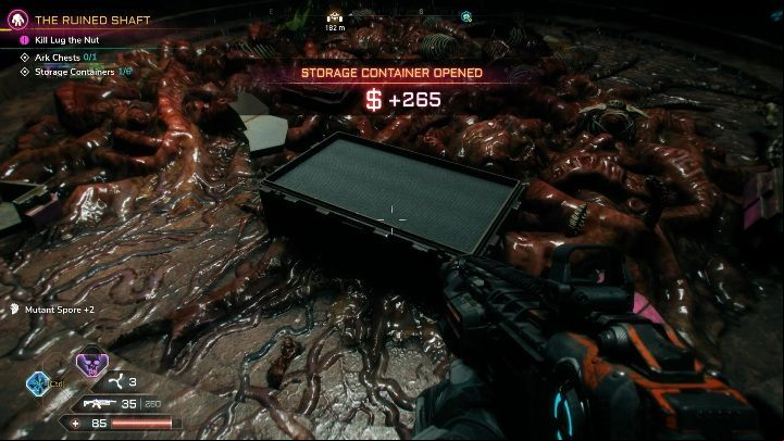 On this site you will find 6 storage containers and 1 Ark chest - Mutie Nests - The Ruined Shaft - Rage 2 - Mutie Nests - Rage 2 Guide
