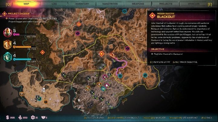 In the Canyon Cove Ark, located in the southern part of Broken Tract, you will learn Defibrillation ability - Your characters death in Rage 2 - Basics - Rage 2 Guide