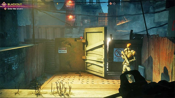 Return to the nearby entrance to the city - Blackout | Rage 2 Walkthrough - Main story - Rage 2 Guide