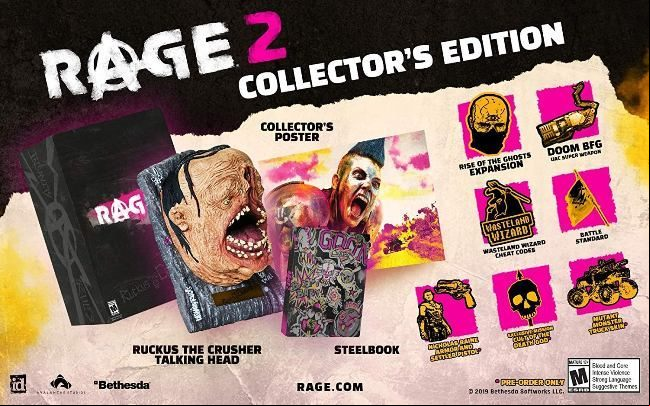RAGE 2 collectors edition includes - Rage 2 Guide
