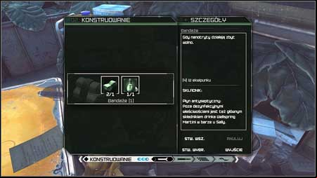 In order to build Bandages press TAB and select Engineering tab - Wheres Juno/Radio Tower Repair | Main missions - Main missions - Rage Game Guide & Walkthrough