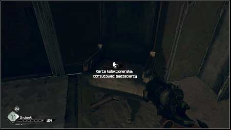 There is a chair behind with the card on it - Eastern Wasteland - p. 2 | Collector cards - Collector cards - Rage Game Guide & Walkthrough