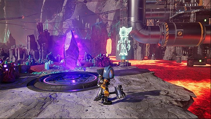 Upon jumping between dimensions, you will find yourself right next to the collectible - Ratchet & Clank Rift Apart: Blizar Prime - collectibles, list of all, map - Secrets and Collectibles - Ratchet & Clank Rift Apart Guide