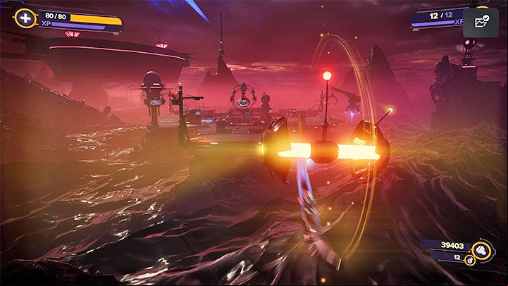 The Royal Guard Escorts boss fight occurs during the final phase of your visit to the Zordoom Prison located on the planet Viceron - Ratchet & Clank Rift Apart: Royal Guard Escorts, Viceron - how to defeat? - Bosses - Ratchet & Clank Rift Apart Guide