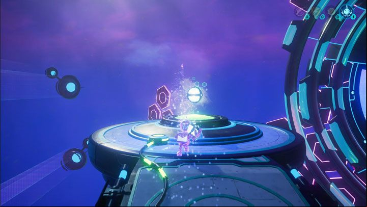 Go straight ahead to the place where you have to take the Heavy Sphere (picture 1) - Ratchet & Clank Rift Apart: Clank, Return to Savali - puzzle guide, list - Clank and Kit Riddles - Ratchet & Clank Rift Apart Guide