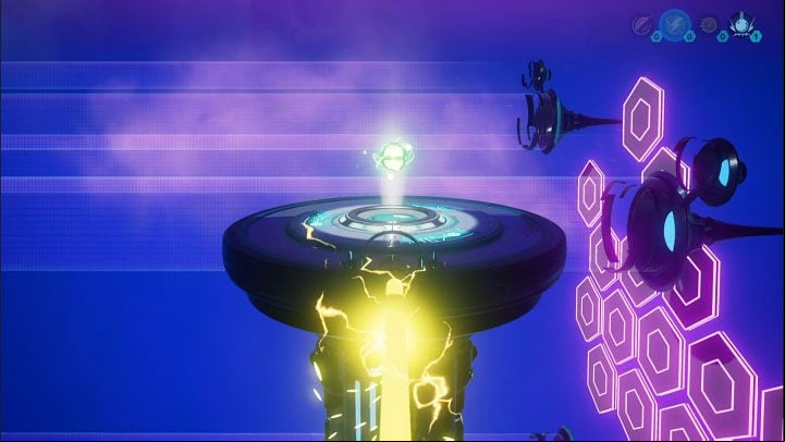 The platform you are standing on will move upwards - Ratchet & Clank Rift Apart: Clank, Return to Savali - puzzle guide, list - Clank and Kit Riddles - Ratchet & Clank Rift Apart Guide