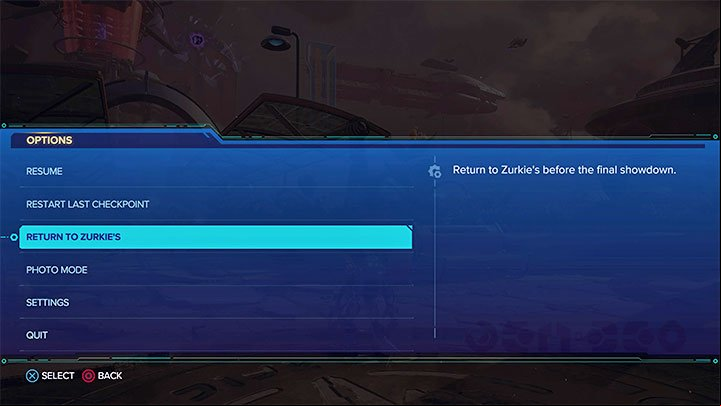 Additional information - The game also allows you to leave the finale after you have started it - Ratchet & Clank Rift Apart: Point of no return - is there one? - FAQ - Ratchet & Clank Rift Apart Guide