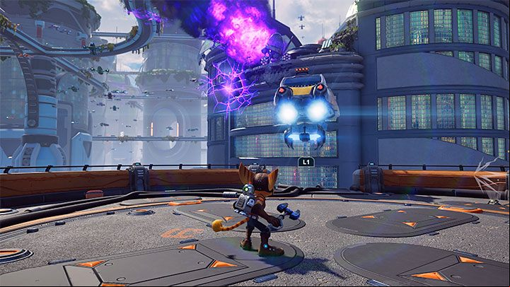 You can now continue - Ratchet & Clank Rift Apart: Pursue Dr. Nefarious - walkthrough - Prologue - Corson V - Ratchet & Clank Rift Apart Guide