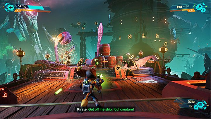 You will not be able to ultimately defeat Nefarious as early as the game's prologue - Ratchet & Clank Rift Apart: Pursue Dr. Nefarious - walkthrough - Prologue - Corson V - Ratchet & Clank Rift Apart Guide