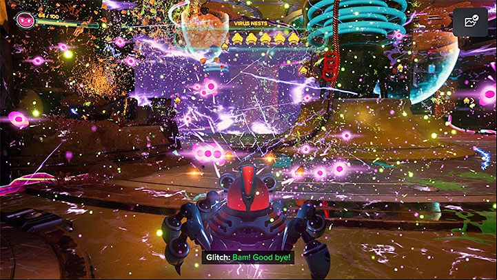 The new puzzle involving controlling Glitch (a miniature robot) is similar to the previous one from earlier missions - Ratchet & Clank Rift Apart: Repair the Rubion Forge - Cordelion - Ratchet & Clank Rift Apart Guide