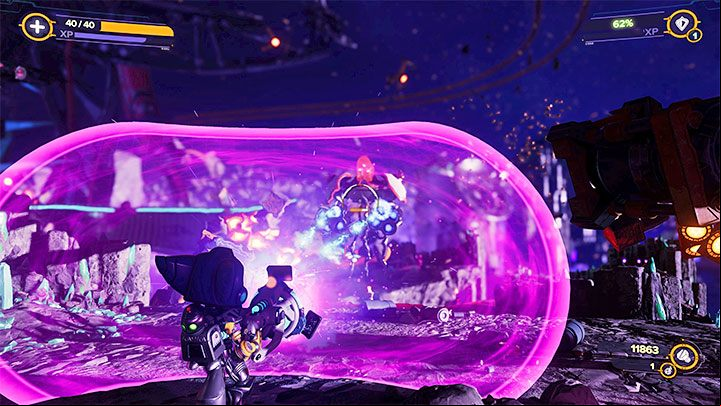 The Void Repulser functions in two main modes - Ratchet & Clank Rift Apart: Shields - can they be used? - FAQ - Ratchet & Clank Rift Apart Guide