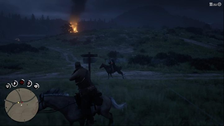 Eagle Flies stands near the fuel tankers - Red Dead Redemption 2: American Fathers 1-2 - walkthrough - Chapter 4 - Shady Belle - Red Dead Redemption 2 Guide