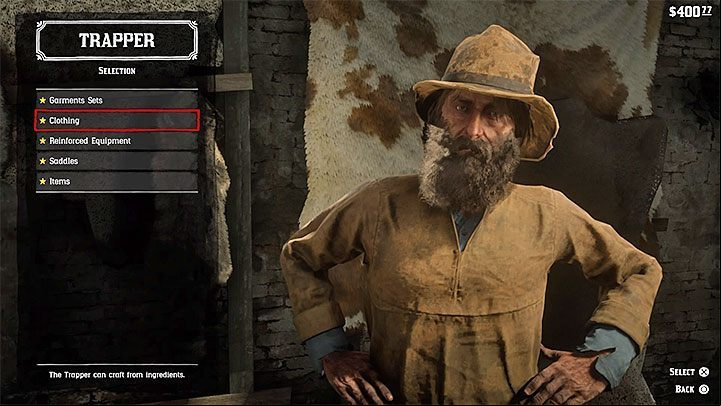 If you go to the Trapper you can create - Red Dead Redemption 2: Legendary Beaver - maps, tips - Legendary Animals - Red Dead Redemption 2 Guide