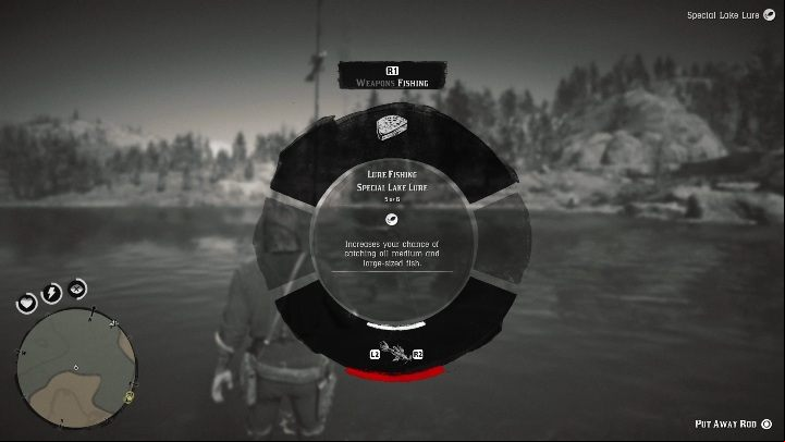 To catch this legendary, youll need the Special Lake Lure - Red Dead Redemption 2: Legendary Smallmouth bass - maps, tips - Legendary fish - Red Dead Redemption 2 Guide