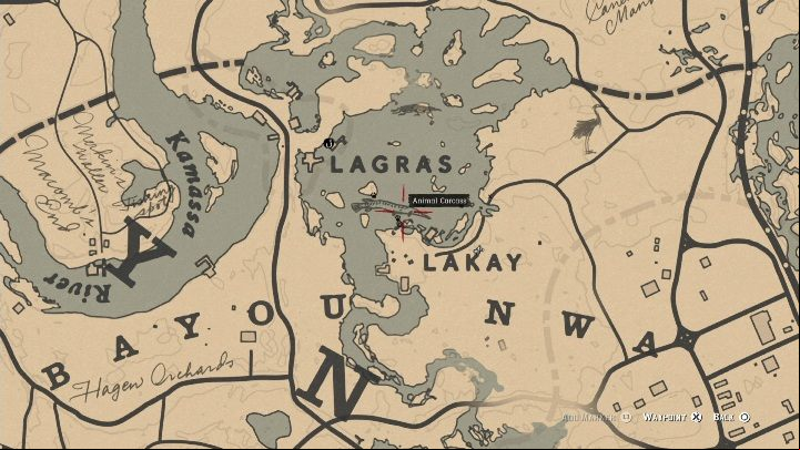 This fish is in Lemoyne - Red Dead Redemption 2: Legendary Longnose Gar - maps, tips - Legendary fish - Red Dead Redemption 2 Guide