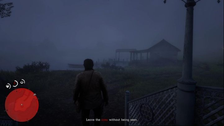 After the letter is delivered, you have to escape from the property - Red Dead Redemption 2: The Course of True Love 1-3 - walkthrough - Chapter 3 - Clemens Point - Red Dead Redemption 2 Guide