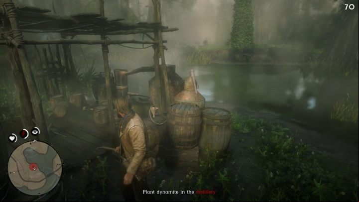 Regardless of your choice, bind the stunned enemies and take them to your allies - Red Dead Redemption 2: American Distillation - walkthrough - Chapter 3 - Clemens Point - Red Dead Redemption 2 Guide