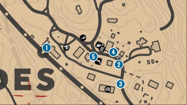 You can promise the prisoners to remove their bounty posters hanging around the entire Rhodes - Red Dead Redemption 2: The Ties That Bind Us - walkthrough, map - Side quests - Red Dead Redemption 2 Guide