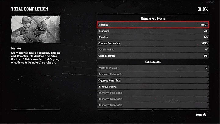 1 - Red Dead Redemption 2: Completing the game in 100% - tips, all activities - Game basics - Red Dead Redemption 2 Guide