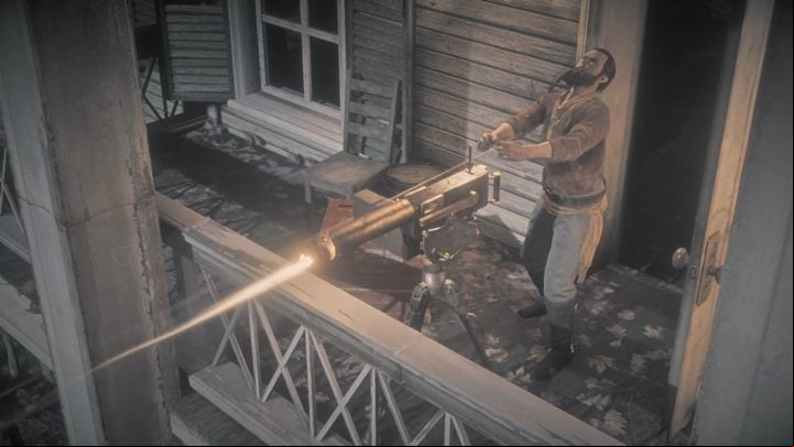 Hold your position and use the sniper rifle to eliminate all enemies - Red Dead Redemption 2: Preaching Forgiveness as He went - walkthrough - Chapter 3 - Clemens Point - Red Dead Redemption 2 Guide